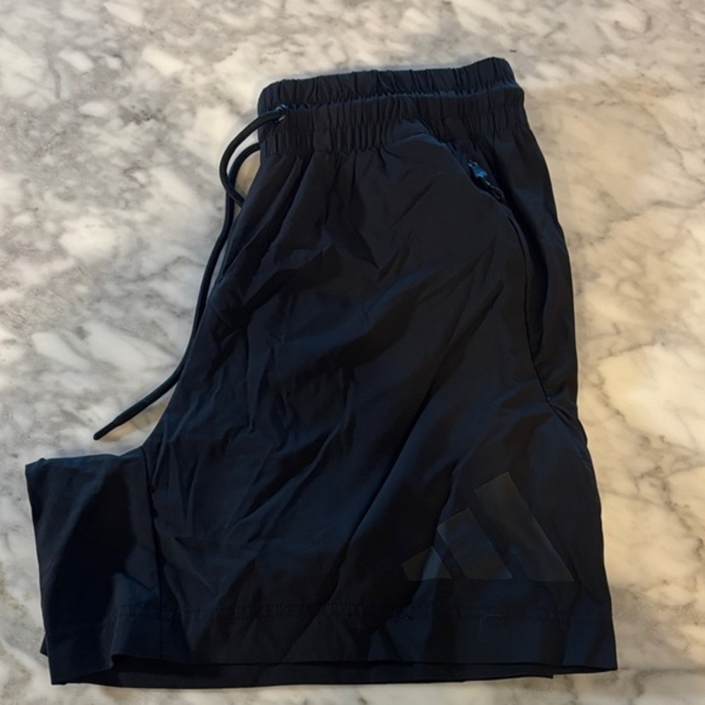 Adidas black ZNE short, size small, 5”